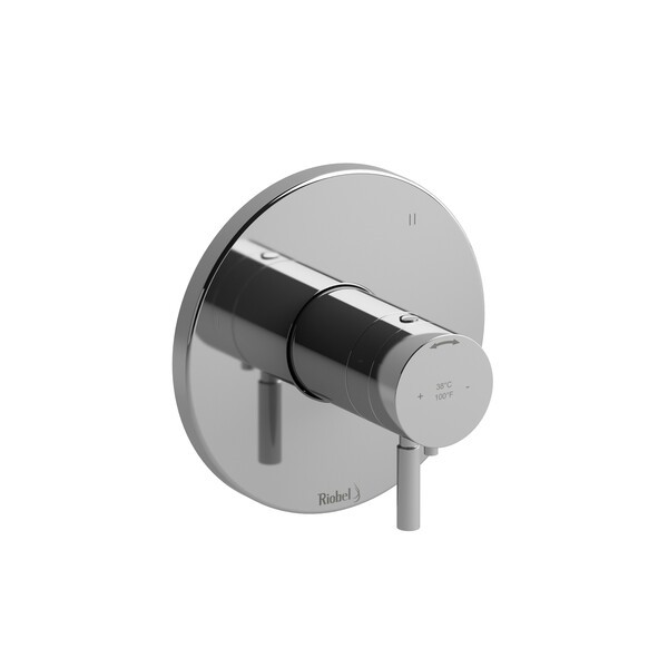 RIOBEL TRUTM45 RIU 1/2 INCH THERMOSTATIC AND PRESSURE BALANCE TRIM FIVE FUNCTIONS WITH LEVER HANDLE