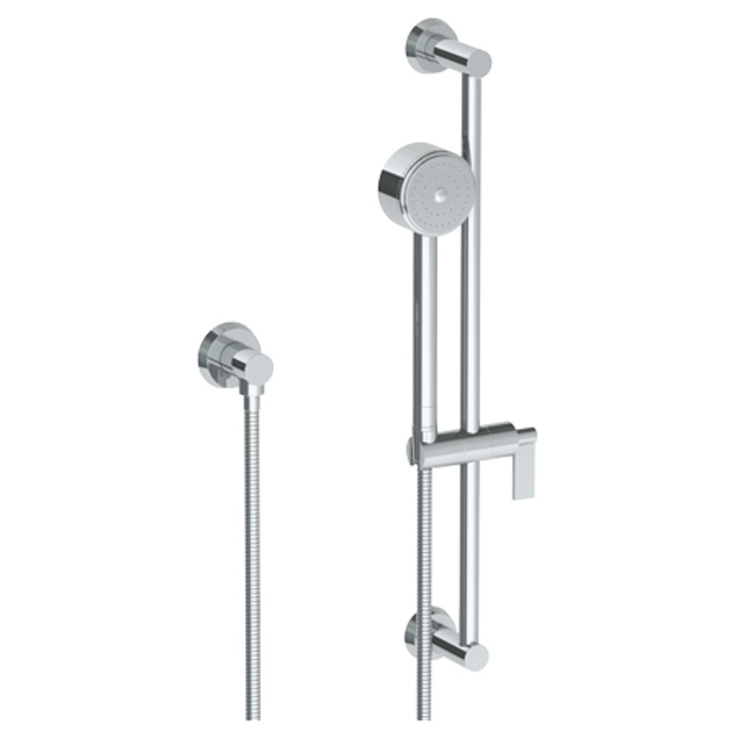 WATERMARK 37-HSPB2 BLUE 9 3/8 INCH WALL MOUNT POSITIONING BAR SHOWER KIT WITH VOLUME HAND SHOWER