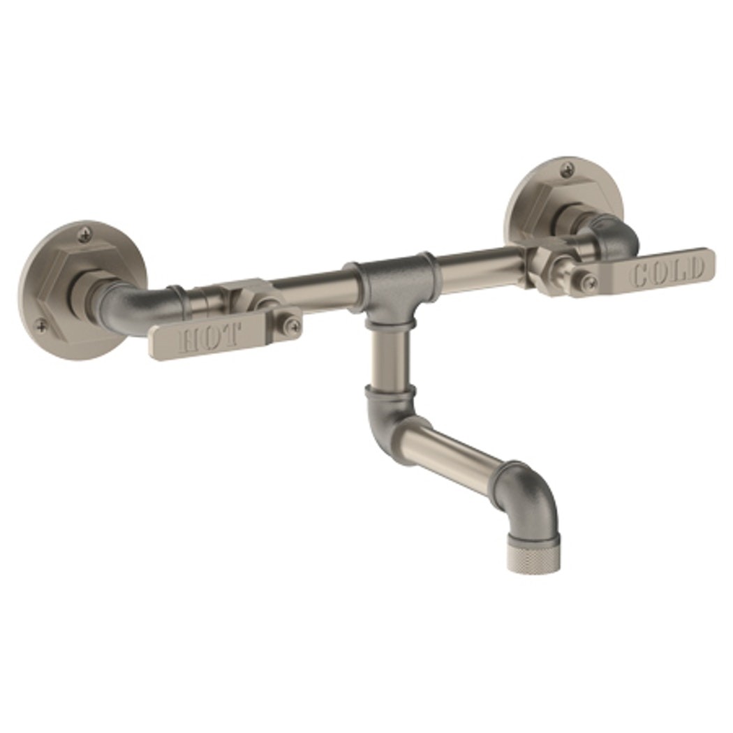 WATERMARK 38-7.724 ELAN VITAL TWO HOLES WALL MOUNT BRIDGE KITCHEN FAUCET WITH LEVER HANDLE