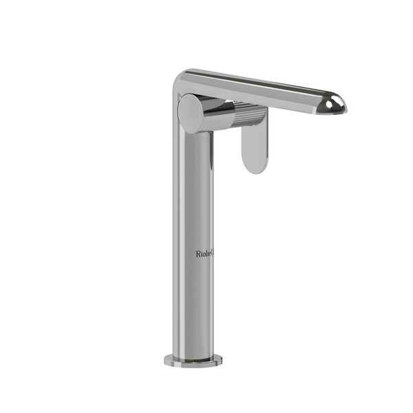 RIOBEL CIL01LN CICLO 11 5/8 INCH DECK MOUNT TALL BATHROOM FAUCET WITH LINED LEVER HANDLE
