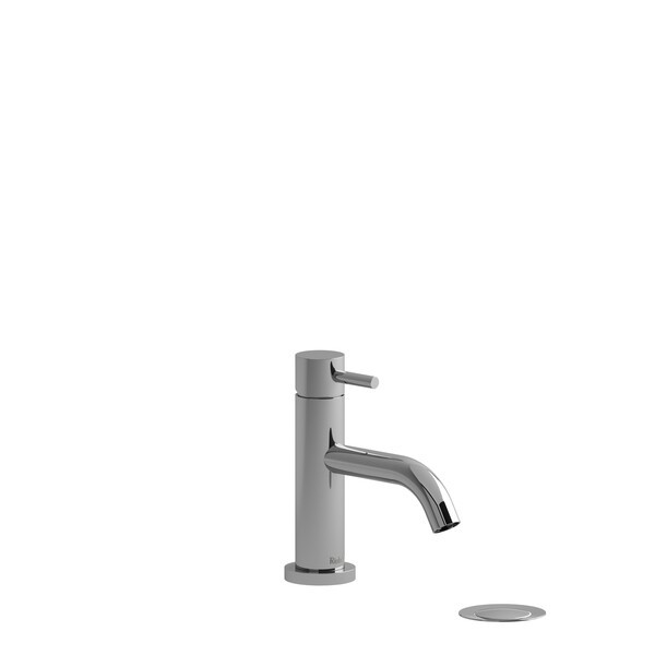 RIOBEL CS01 5 3/4 INCH DECK MOUNT TALL BATHROOM FAUCET WITH LINED LEVER HANDLE