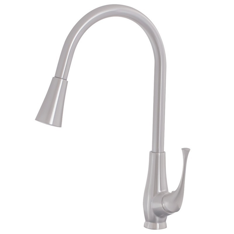 NOVATTO NKF-H24 18 INCH SINGLE LEVER PULL-DOWN KITCHEN FAUCET