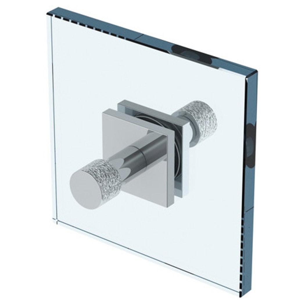 WATERMARK 27-0.5DDP SENSE 2 INCH GLASS MOUNT DOUBLE SHOWER DOOR KNOB AND HOOK
