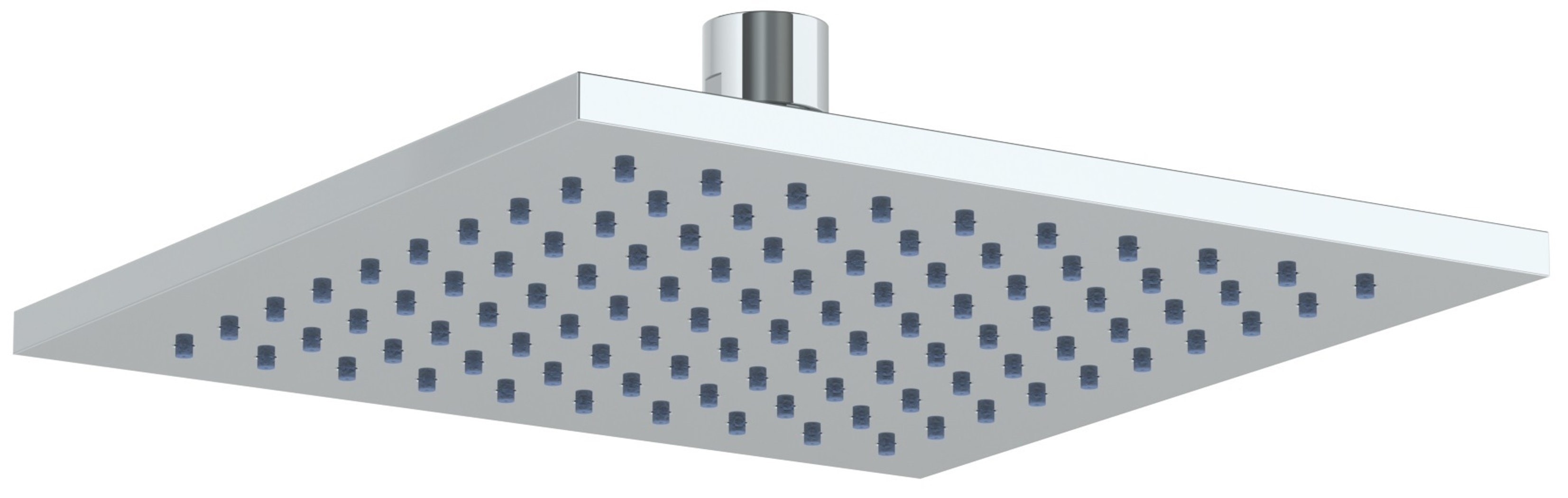WATERMARK SH-SQ050 7 7/8 INCH CEILING MOUNT SINGLE-FUNCTION SQUARE SHOWER HEAD