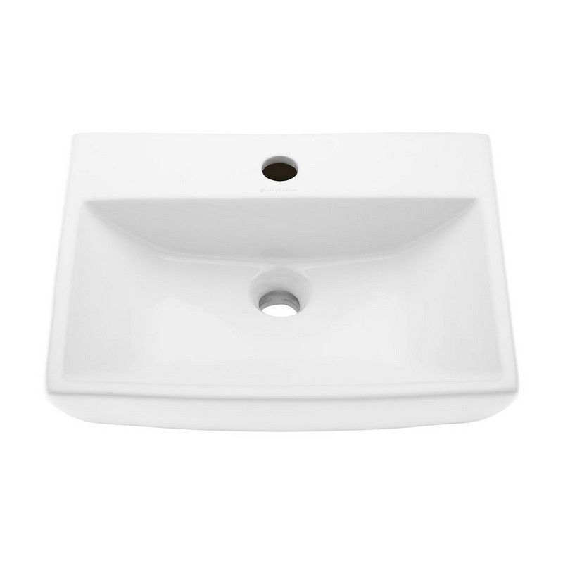SWISS MADISON SM-WS317 VOLTAIRE 18 INCH COMPACT CERAMIC WALL-HUNG SINK