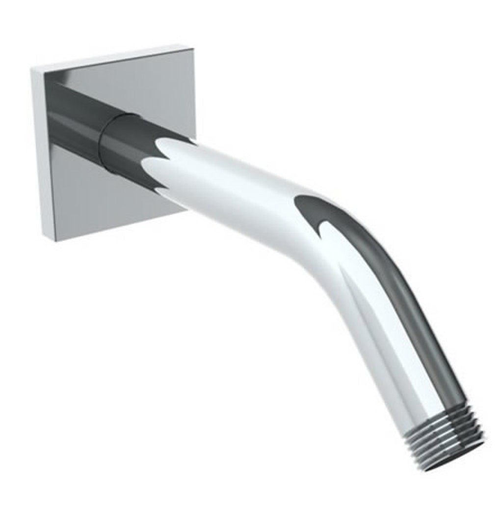 WATERMARK SS-403SQAF EDGE 6 1/2 INCH WALL MOUNT SHOWER ARM WITH SQUARE FLANGE