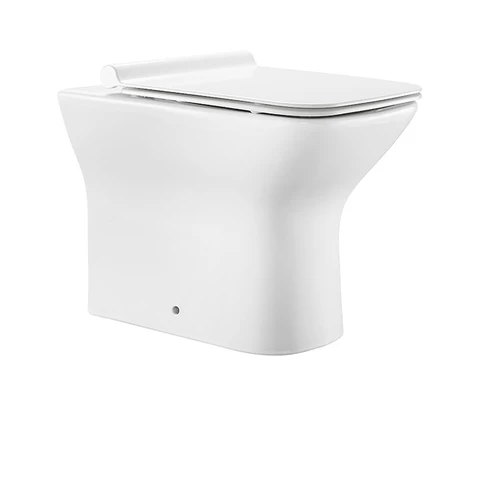SWISS MADISON SM-WT530 CARRE BACK TO WALL TOILET BOWL WITH 0.8/1.28 GPF DUAL FLUSH