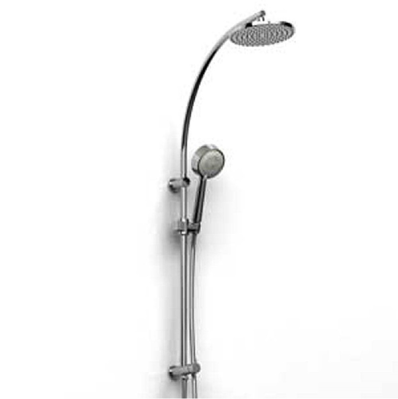 RIOBEL 4226C DUO SHOWER SYSTEM WITH BUILT-IN SUPPLY AND SHOWERHEAD - CHROME