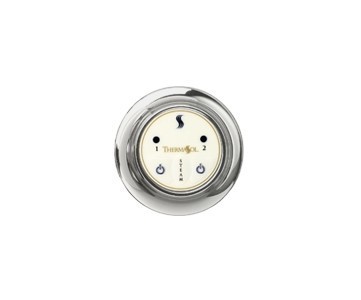 THERMASOL EST EASY START 3 1/2 INCH TRADITIONAL ROUND STEAM SHOWER CONTROL