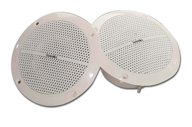 THERMASOL HOM-SPK-WHT ROUND STEAM SHOWER SPEAKERS - WHITE