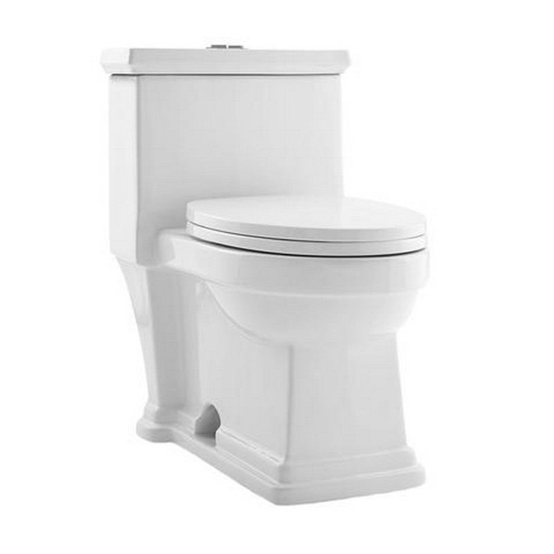 SWISS MADISON SM-1T113 VOLTAIRE ONE-PIECE ELONGATED TOILET WITH DUAL FLUSH, 0.8/1.28 GPF