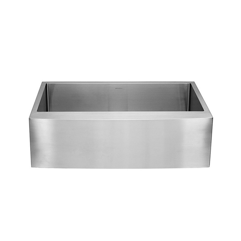 SWISS MADISON SM-KS759 RIVAGE 30 INCH SINGLE BASIN FARMHOUSE STAINLESS STEEL KITCHEN SINK WITH APRON