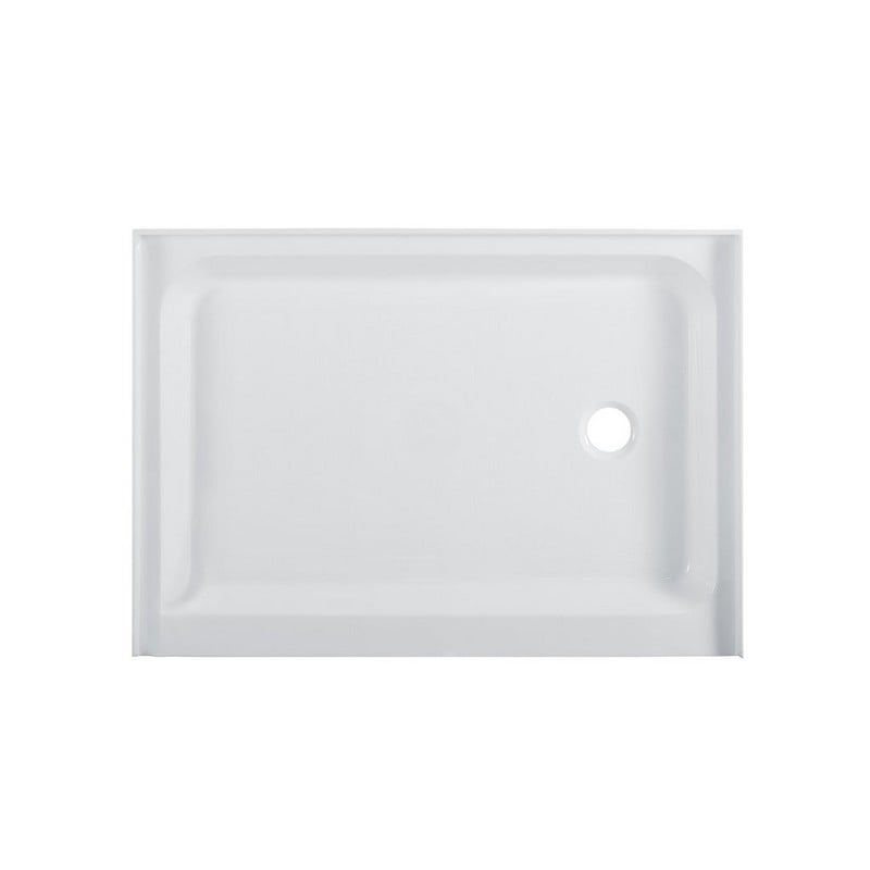 SWISS MADISON SM-SB509 VOLTAIRE 48 X 36 INCH ACRYLIC SINGLE-THRESHOLD RIGHT DRAIN SHOWER BASE