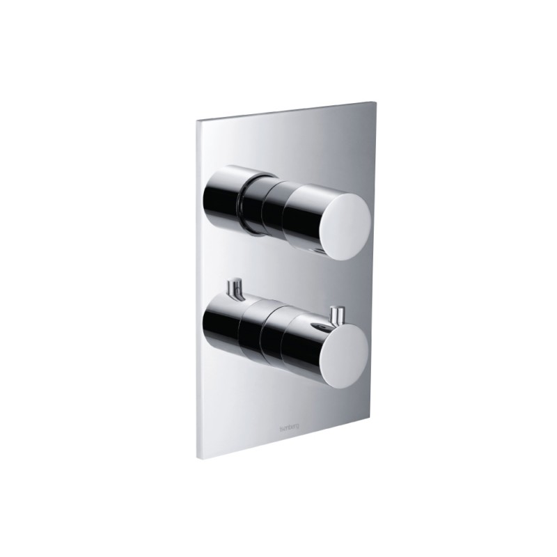 ISENBERG 100.4101 SERIE 100 3/4 INCH THERMOSTATIC SHOWER VALVE WITH VOLUME CONTROL AND TRIM