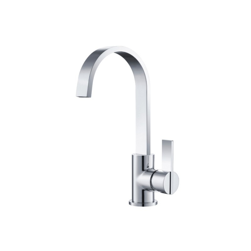 ISENBERG 145.1500CP SERIE 145 SINGLE HOLE BATHROOM FAUCET - WITH SWIVEL SPOUT IN CHROME