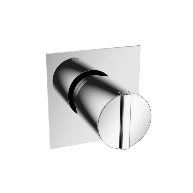 ISENBERG 145.4371CP SERIE 145 3/4 INCH 3-WAY DIVERTER SHOWER VALVE AND TRIM - 3 OUTPUT WITH VOLUME CONTROL IN CHROME