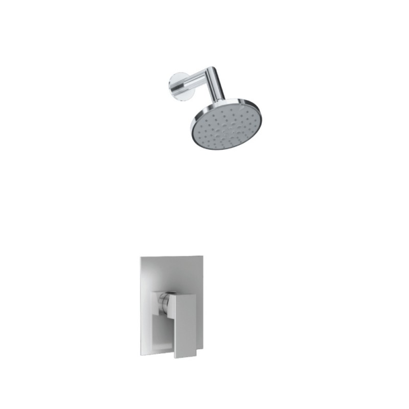 ISENBERG 160.3000 SERIE 160 SHOWER SET WITH 5 FUNCTION SHOWER HEAD AND PRESSURE BALANCE VALVE AND TRIM