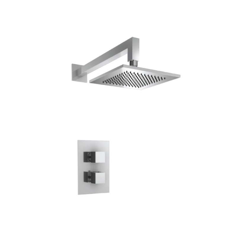 ISENBERG 160.7000 SERIE 160 SHOWER SET WITH SHOWER HEAD, THERMOSTATIC VALVE AND TRIM