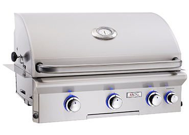 AOG 30BL L-SERIES 30 INCH GRILL WITH SIDE AND BACK BURNERS