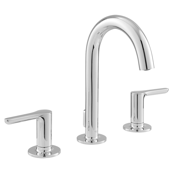 AMERICAN STANDARD 7105.801 STUDIO S 2-HANDLE WIDESPREAD LAVATORY FAUCET WITH METAL LEVER HANDLES