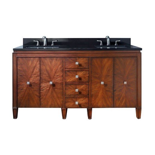 AVANITY BRENTWOOD-V61-NW BRENTWOOD 61 INCH VANITY ONLY