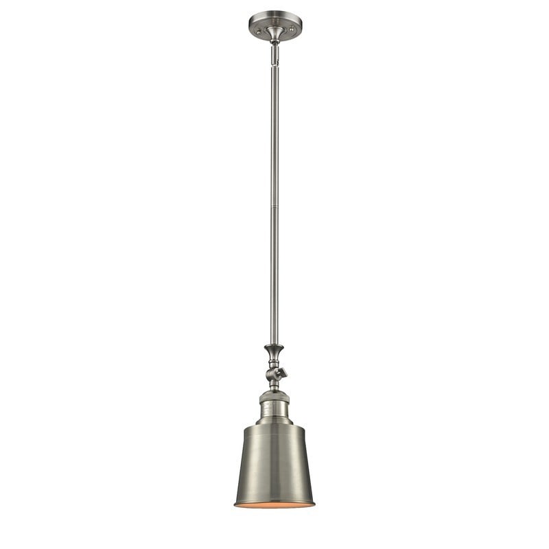 INNOVATIONS LIGHTING 206-M9 FRANKLIN RESTORATION ADDISON 1 LIGHT 5 INCH METAL SHADE MINI PENDANT