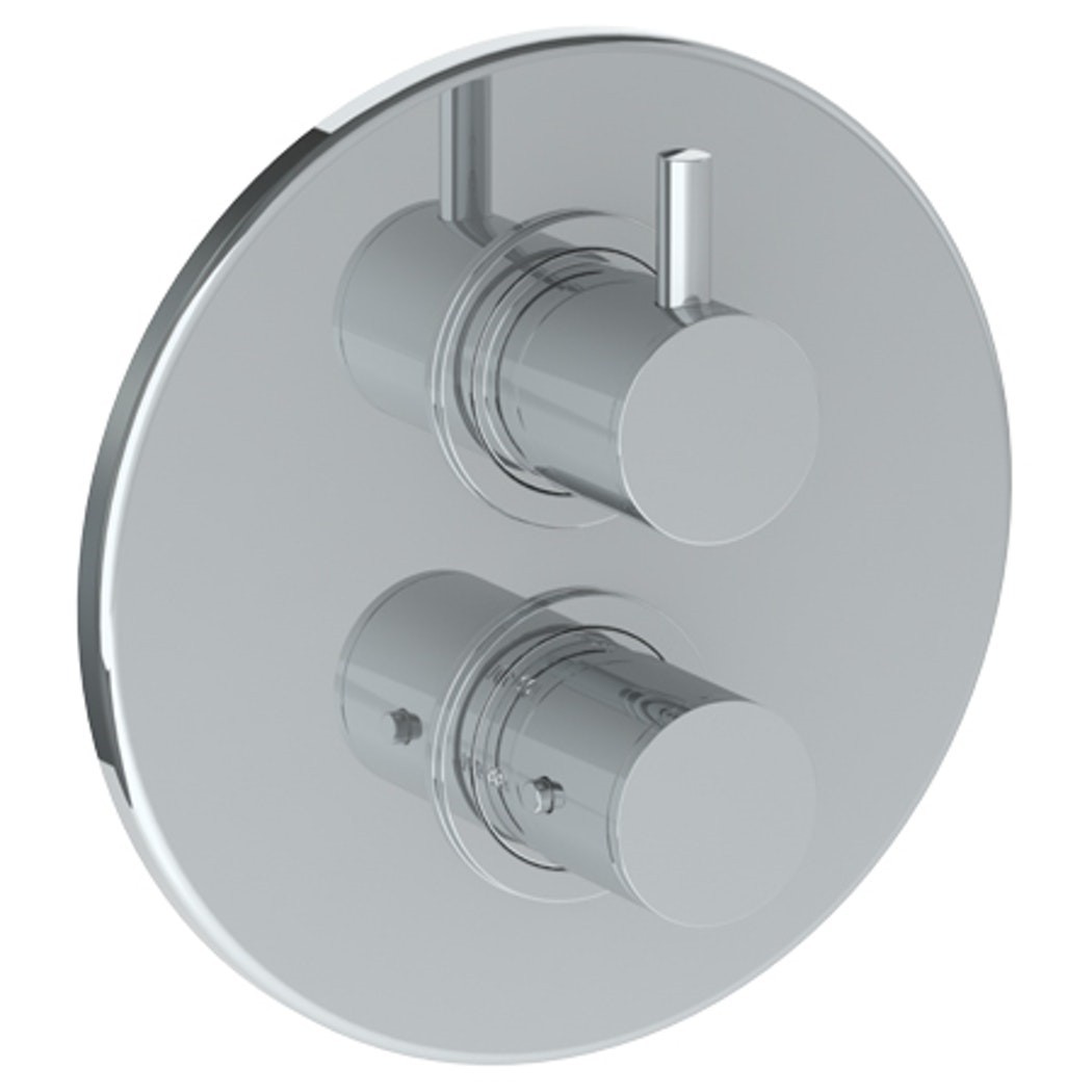 WATERMARK 22-T20 TITANIUM 7 1/2 INCH WALL MOUNT THERMOSTATIC SHOWER TRIM WITH BUILT-IN CONTROL
