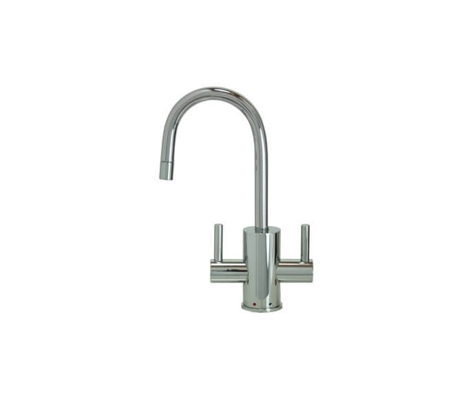 MOUNTAIN PLUMBING MT1841-NL FRANCIS ANTHONY HOT AND COLD WATER FAUCET WITH CONTEMPORARY ROUND BODY