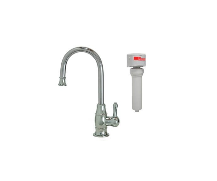 MOUNTAIN PLUMBING MT1853FIL-NL FRANCIS ANTHONY POINT-OF-USE DRINKING FAUCET WITH TRADITIONAL CURVED BODY AND WATER FILTRATION SYSTEM