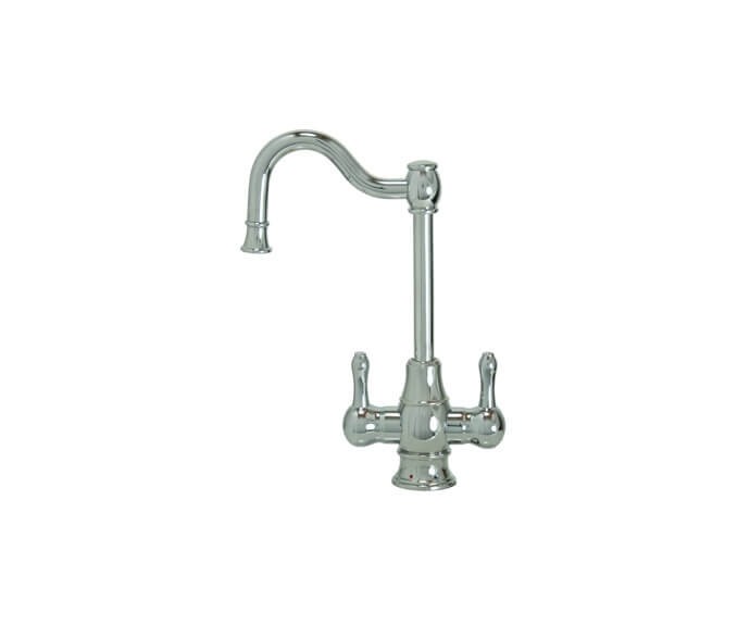 MOUNTAIN PLUMBING MT1871-NL FRANCIS ANTHONY HOT AND COLD WATER FAUCET WITH TRADITIONAL DOUBLE CURVED BODY