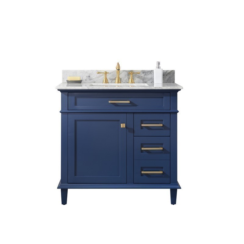 Legion Furniture Wlf2236 B 36 Inch Blue, 36 Bathroom Vanity With Drawers