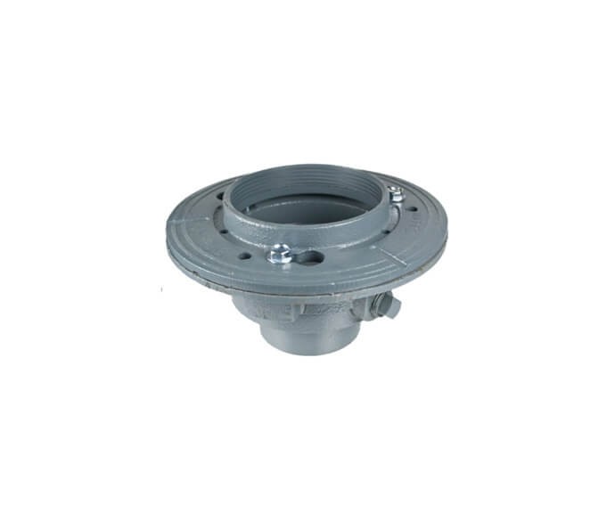 MOUNTAIN PLUMBING MT506C-ROUGH/CAST SHOWER DRAIN BODY CAST IRON ROUGH USE WITH MT506-GRID