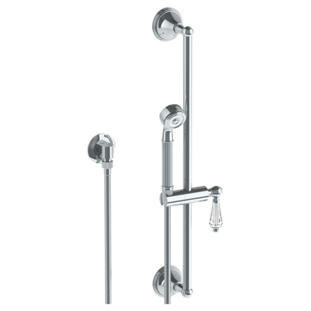 WATERMARK 201-HSPB1-R2 LA FLEUR 24 1/8 INCH POSITIONING BAR SHOWER KIT WITH HAND SHOWER AND 69 INCH HOSE