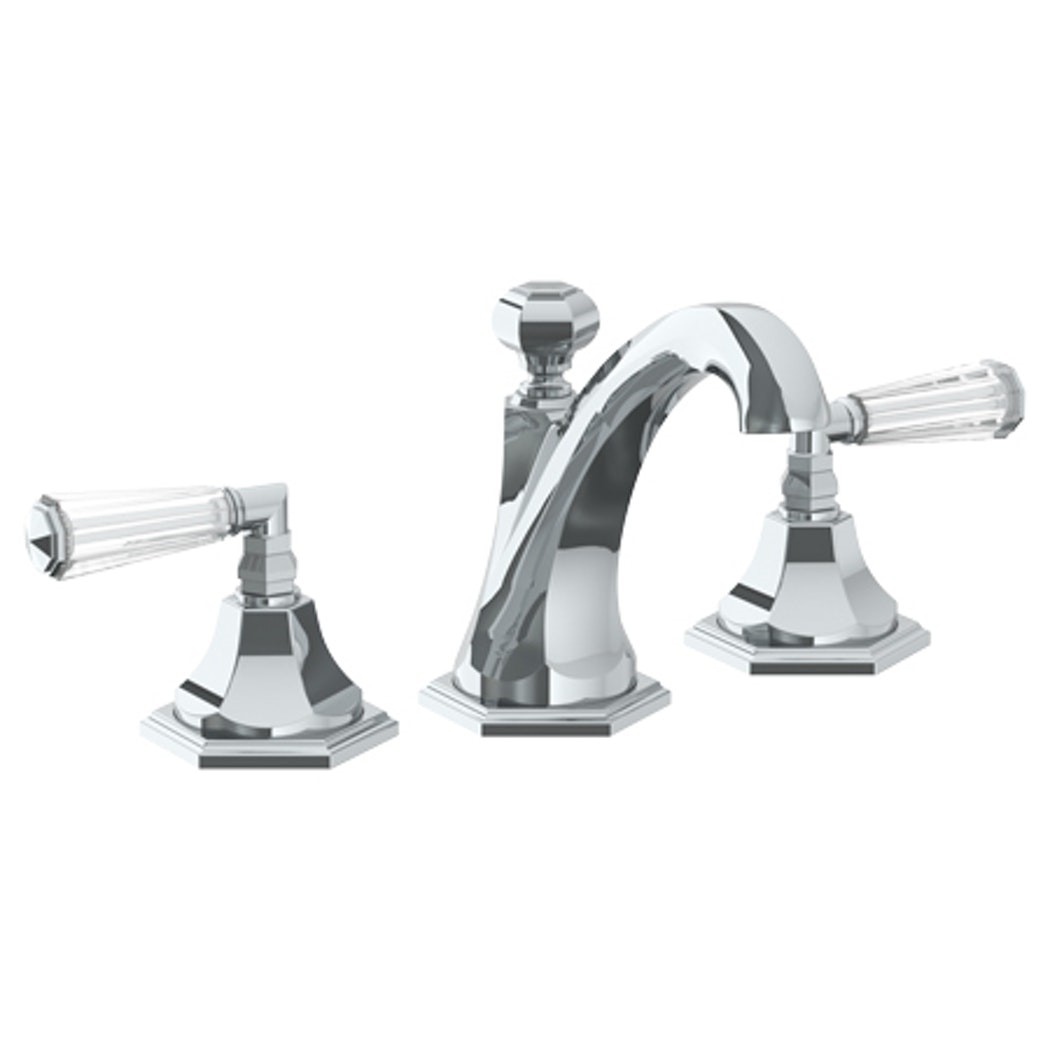 WATERMARK 314-2.205 BEVERLY 6 1/8 INCH THREE HOLES DECK MOUNT EXTENDED BATHROOM FAUCET