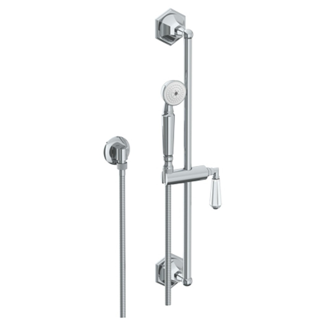 WATERMARK 314-HSPB1 BEVERLY 23 5/8 INCH POSITIONING BAR SHOWER KIT WITH HAND SHOWER AND 69 INCH HOSE