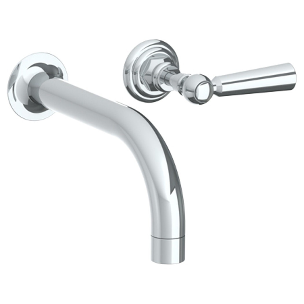 WATERMARK 34-1.2 HALEY TWO HOLES WALL MOUNT BATHROOM FAUCET WITH 7 1/2 INCH SPOUT REACH