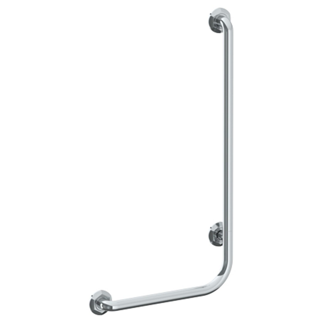 WATERMARK GB09-BST GRAMERCY 35 INCH WALL MOUNT "L" LEFT HAND ANGLE GRAB BAR