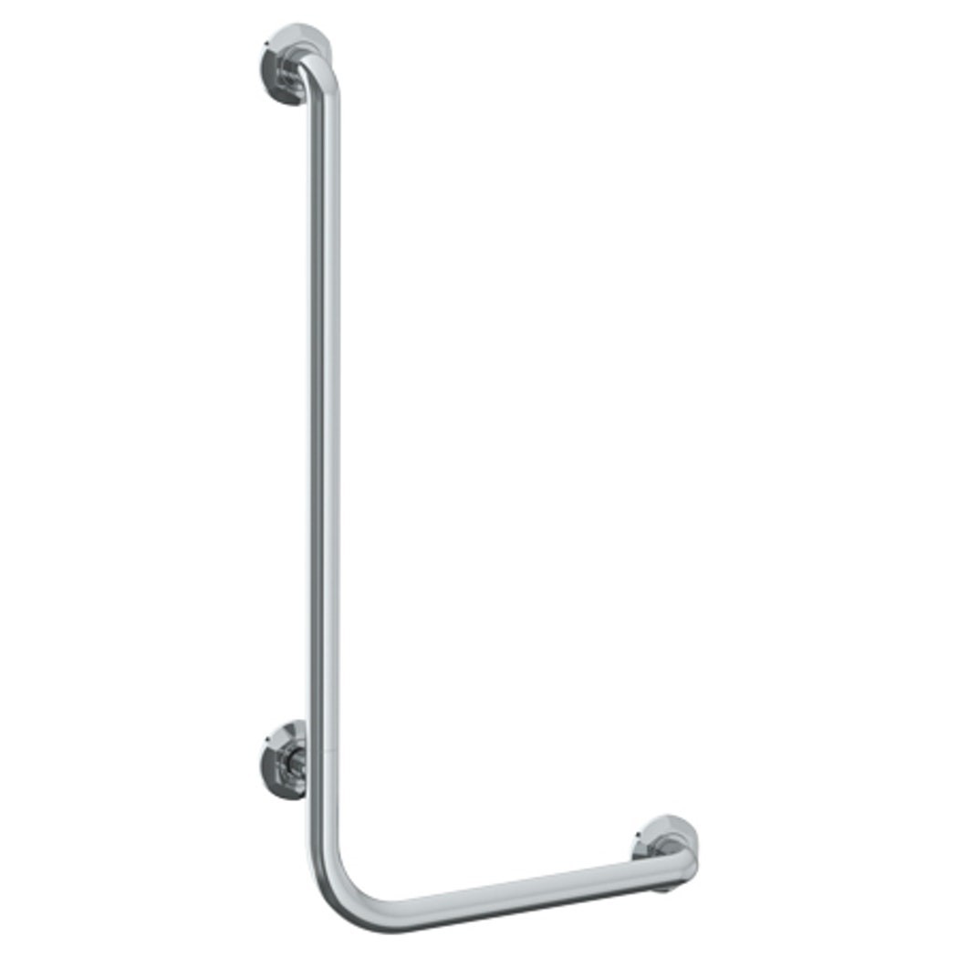 WATERMARK GB10-BST GRAMERCY 35 INCH WALL MOUNT "L" RIGHT HAND ANGLE GRAB BAR