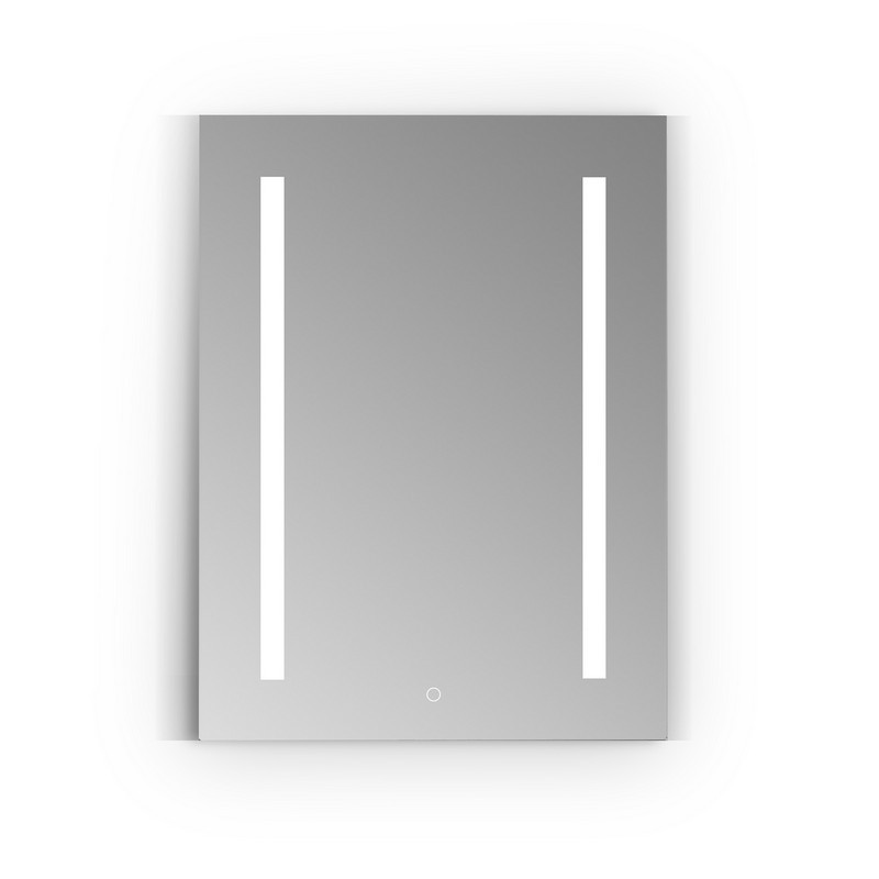 ALTAIR 758024-LED-MC CATOLA 24 INCH RECTANGLE FRAMELESS SURFACE-MOUNT OR RECESSED LED LIGHTED BATHROOM MEDICINE CABINET