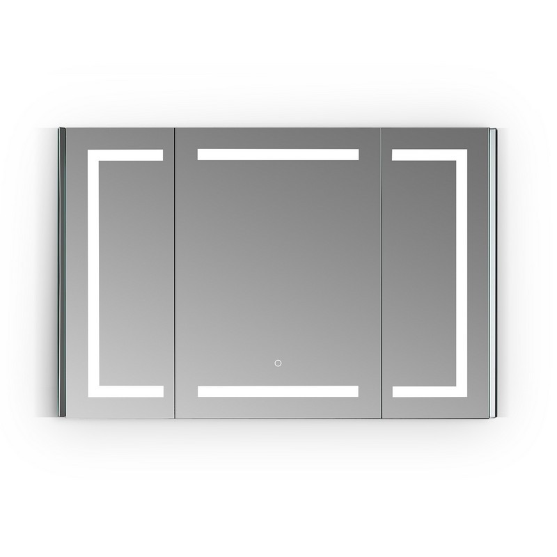 ALTAIR 760048-LED-MC BOJANO 48 INCH RECTANGLE FRAMELESS SURFACE-MOUNT OR RECESSED LED LIGHTED BATHROOM MEDICINE CABINET