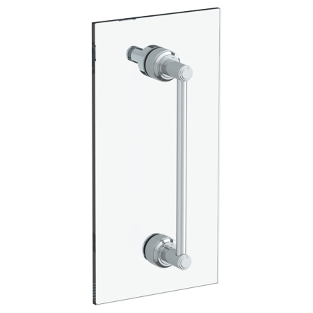 WATERMARK 29-0.1-18SDP TRANSITIONAL 18 INCH GLASS MOUNT SHOWER DOOR PULL WITH KNOB AND HOOK