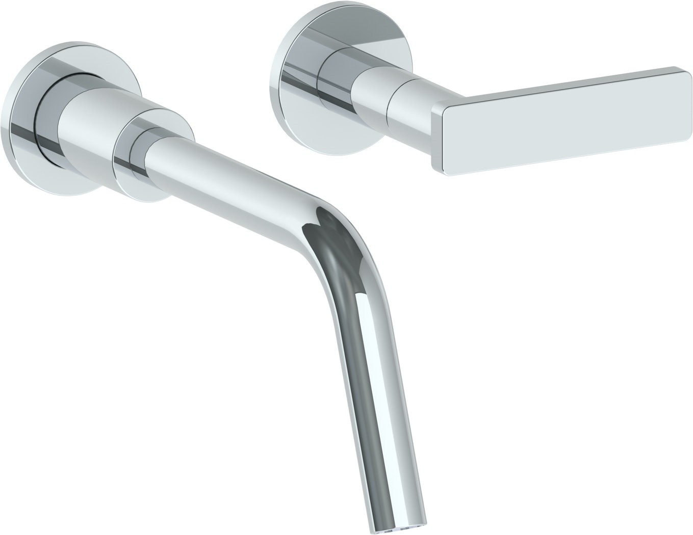 WATERMARK 70-1.2 RAINEY TWO HOLES WALL MOUNT BATHROOM FAUCET WITH 8 1/2 INCH SPOUT REACH