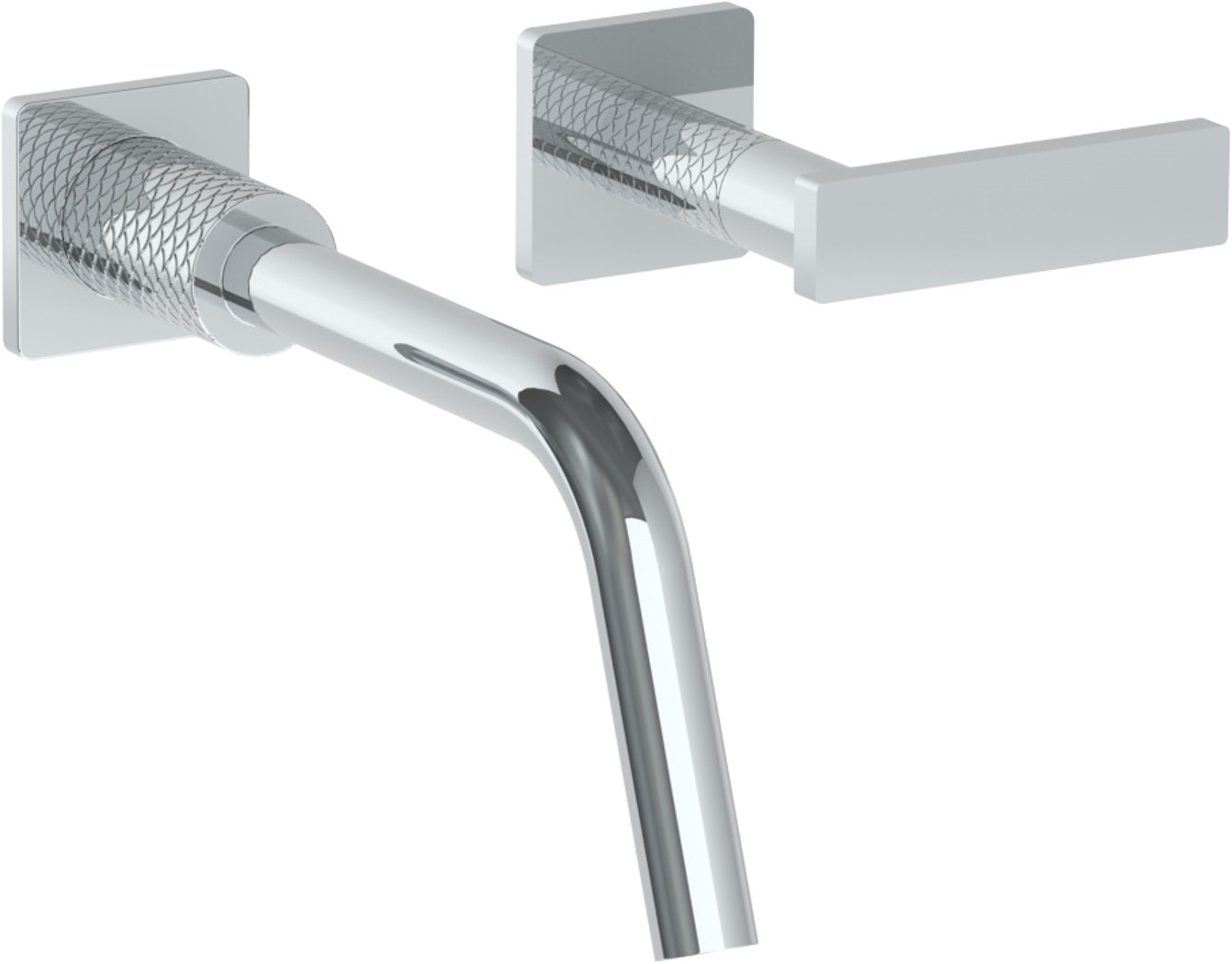 WATERMARK 71-1.2 LILY TWO HOLES WALL MOUNT BATHROOM FAUCET WITH 8 1/2 INCH SPOUT REACH