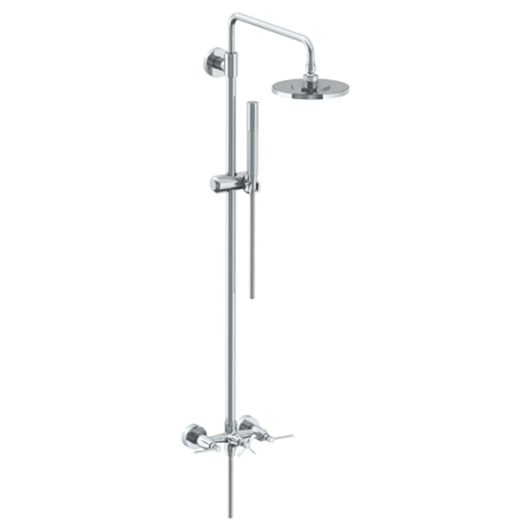 WATERMARK 115-6.1HS H-LINE 58 5/8 INCH WALL MOUNT EXPOSED SHOWER WITH HAND SHOWER