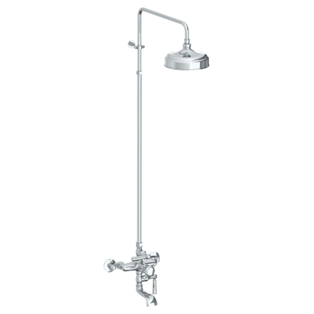 WATERMARK 206-EX7500 PARIS 55 3/4 INCH WALL MOUNT EXPOSED THERMOSTATIC TUB AND SHOWER SET
