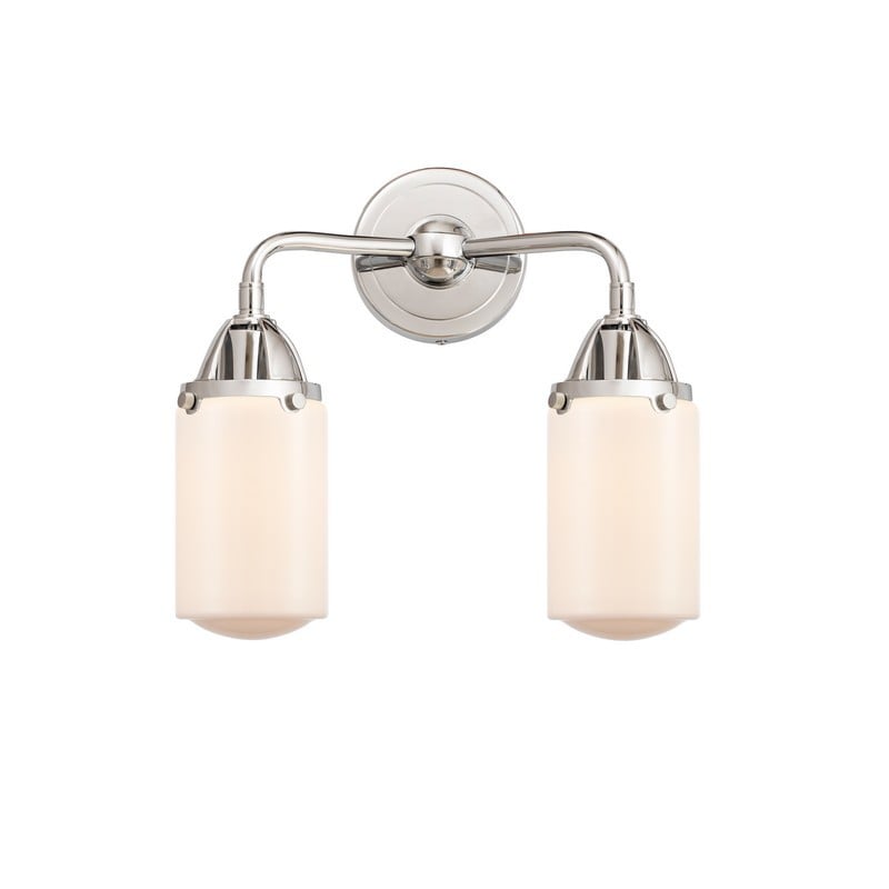 INNOVATIONS LIGHTING 288-2W-G311 DOVER NOUVEAU 2 12 1/2 INCH 2 LIGHT WALL MOUNT BATH VANITY LIGHT