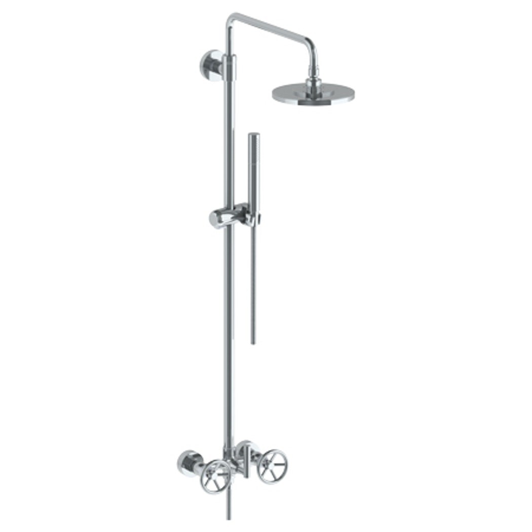 WATERMARK 31-6.1HS BROOKLYN 56 1/8 INCH WALL MOUNT EXPOSED SHOWER WITH HAND SHOWER SET