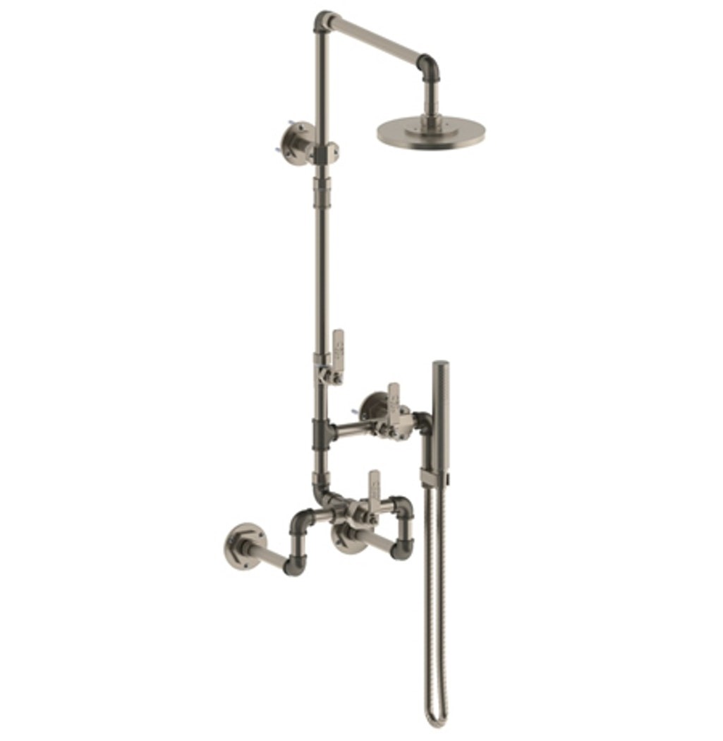 WATERMARK 38-6.71T-EV4 ELAN VITAL WALL MOUNT EXPOSED THERMOSTATIC SHOWER SET WITH HAND SHOWER