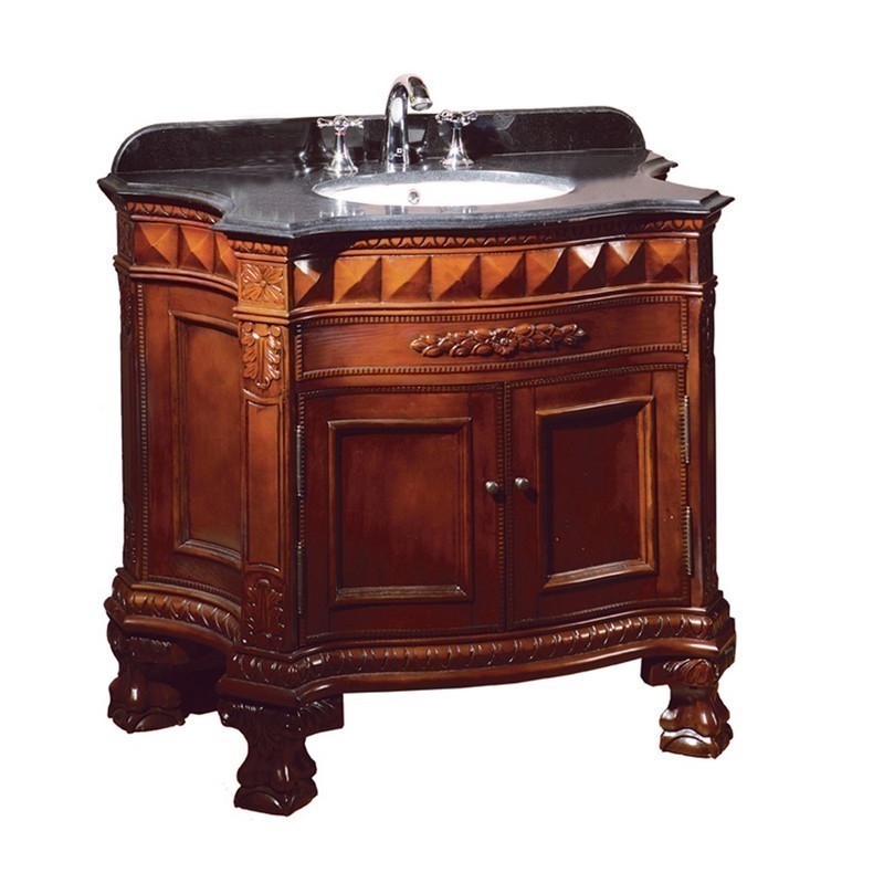 Ove Decors 15vva Buck36 622af, Single Sink Bathroom Vanity With Granite Top