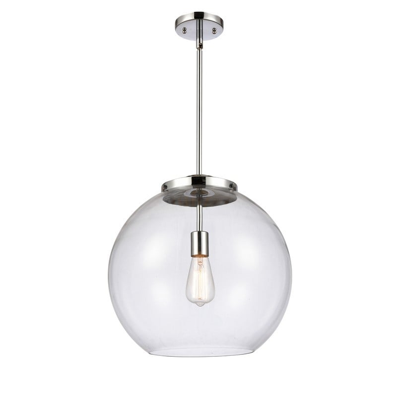 INNOVATIONS LIGHTING 221-1S-G122-16 ATHENS BALLSTON 15 3/4 INCH 1 LIGHT CEILING MOUNT PENDANT